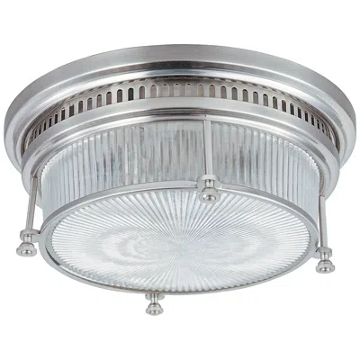 Maxim Hi-bay 13" Wide Modern Industrial Satin Nickel Ceiling Light