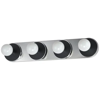 Maxim Hollywood 26 1/2" Wide Polished Chrome 4-light Sconce