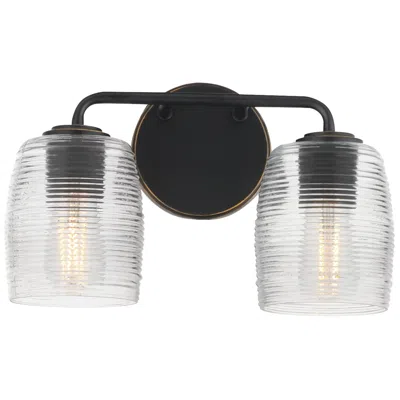 Maxim Honey 14" Wide Kentucky Bronze 2-light Sconce