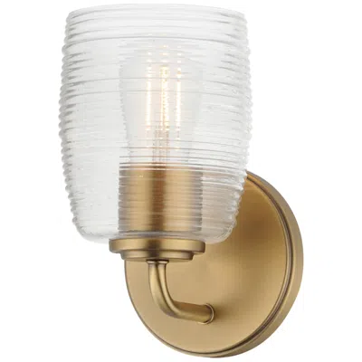 Maxim Honey 8 1/2" High Natural Aged Brass 1-light Sconce
