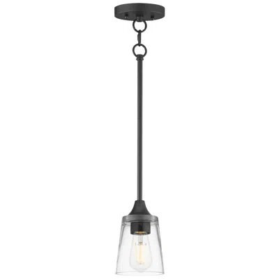 Maxim Hudson 4 3/4" Wide Clear/black Mini Pendant