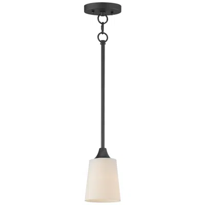 Maxim Hudson 4 3/4" Wide White/black Mini Pendant