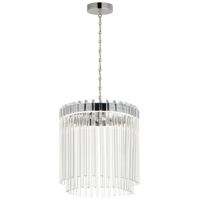 Maxim Jolie 11" Wide Polished Nickel Led Pendant