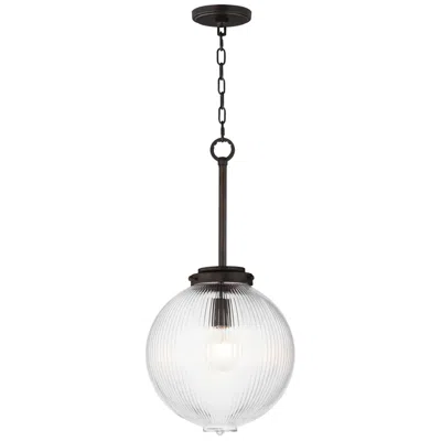 Maxim Kasbah 12" Wide Oil Rubbed Bronze Pendant