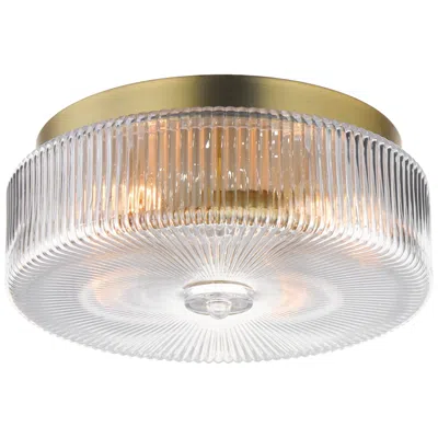 Maxim Kasbah 16" Wide Satin Brass 4-light Ceiling Light