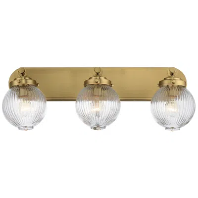 Maxim Kasbah 25 1/2" Wide Satin Brass 3-light Bath Vanity