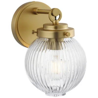 Maxim Kasbah 9" High Satin Brass 1-light Bath Vanity