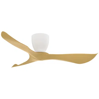 Maxim Keanu Hugger 56" Hugger Fan Matte White / Teak