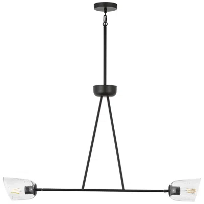 Maxim Keppe 42" Dark Bronze 2-light Linear Pendant