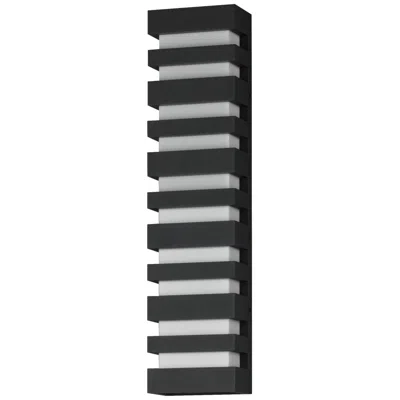 Maxim Keyes 28" Black Led Outdoor Wall Sconce