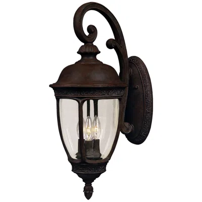 Maxim Knob Hill 33"high Aluminum 3-light Outdoor Wall Light