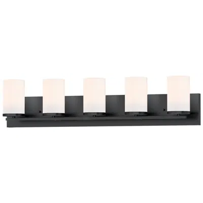 Maxim Lateral 5-light Bath Vanity - Black