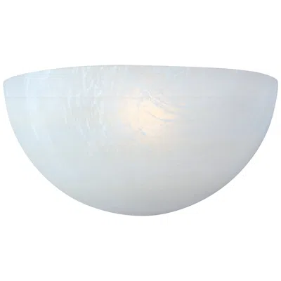 Maxim Lighting Essentials 10.5" Wide Marble White Glass Wall Sconce