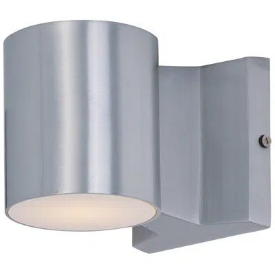 Maxim Lightray 4" Cylindrical Aluminum Modern Led Outdoor Wall Light