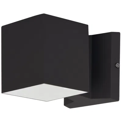 Maxim Lightray 4" High Square Bronze Led Outdoor Wall Light