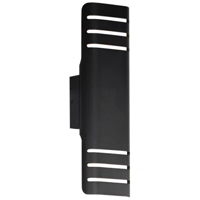 Maxim Lightray Medium Led Outdoor Wall Lamp - Black