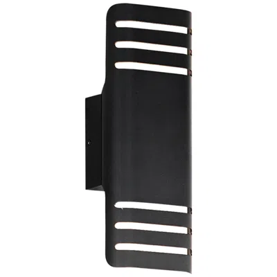 Maxim Lightray Small Led Outdoor Wall Lamp - Black