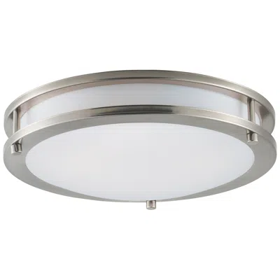 Maxim Linear 12" Wide Satin Nickel Led Ceiling Light