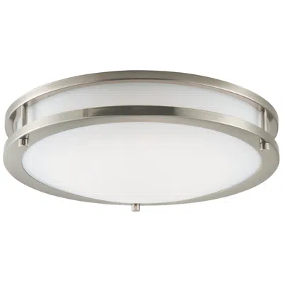 Maxim Linear 14" Wide Satin Nickel Led Ceiling Light