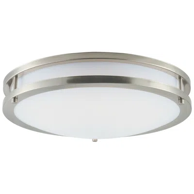 Maxim Linear 16" Wide Satin Nickel Led Ceiling Light