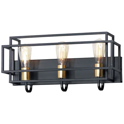 Maxim Liner 21.3" Wide Industrial Modern 3-light Bath Vanity