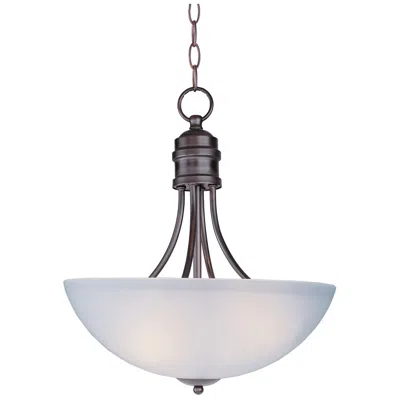 Maxim Logan 15 1/2" Wide 3-light Oil Rubbed Bronze Pendant Light