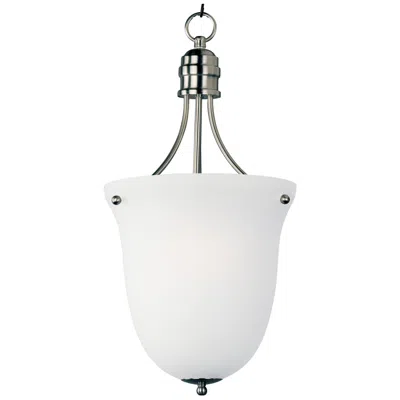Maxim Logan 3-light 12.75" Wide Satin Nickel Pendant Light