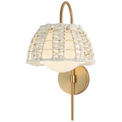 Maxim Macrame 19" High Gold 1-light Wall Sconce