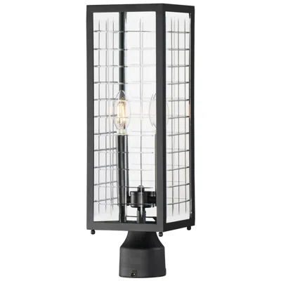 Maxim Magnus 19 1/2" High Black Outdoor Post Lantern