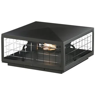 Maxim Magnus 6" High Black 2-light Deck Lantern