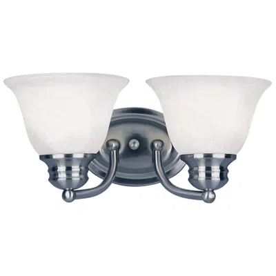 Maxim Malaga 2-light Bath Vanity - Satin Nickel