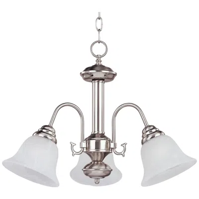 Maxim Malaga 3-light Chandelier - Satin Nickel