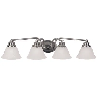Maxim Malaga 4-light Bath Vanity - Satin Nickel