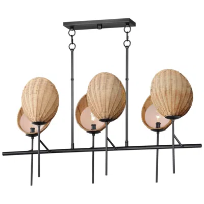 Maxim Maldives 6-light Linear Chandelier