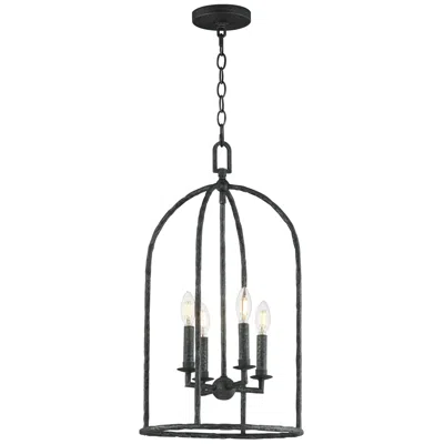 Maxim Martel 14" Wide Blacksmith 4-light Pendant