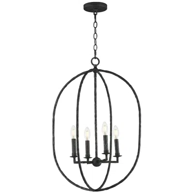 Maxim Martel 20" Wide Blacksmith 4-light Pendant