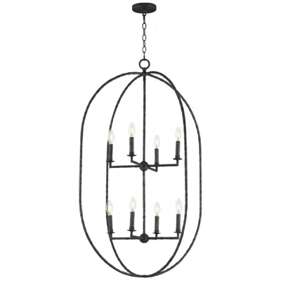 Maxim Martel 30" Wide Blacksmith 8-light Pendant