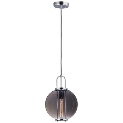 Maxim Minaret 10 1/2" Wide Polished Nickel Mini Pendant