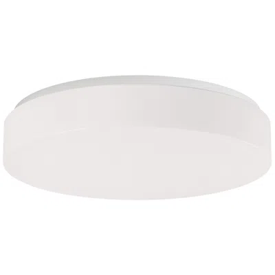 Maxim Mint 15" White Led Flush Mount