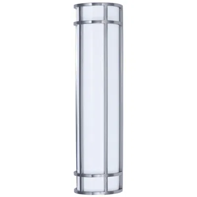 Maxim Moon Ray 24" High Satin Nickel Led Outdoor Wall Light