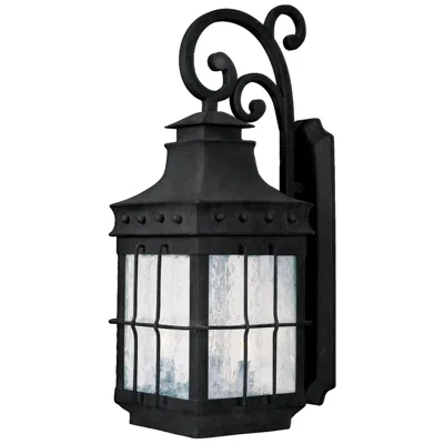Maxim Nantucket 22 1/2" High Steel 3-light Outdoor Wall Light