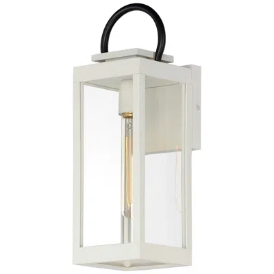 Maxim Nassau 16" High White/black 1-light Medium Outdoor Wall Lantern