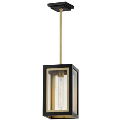 Maxim Neoclass 1-light Outdoor Pendant Black/gold