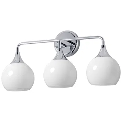 Maxim Neve 22 1/2" Wide Polished Chrome 3-light Bath Vanity