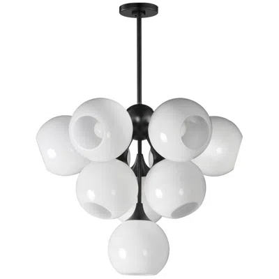 Maxim Neve 27 1/2" Wide Marble/black 10-light Pendant