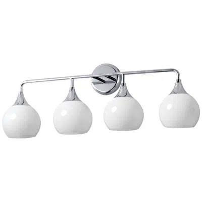 Maxim Neve 31" Wide Polished Chrome 4-light Bath Vanity