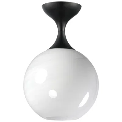 Maxim Neve 9" Wide Black Ceiling Light