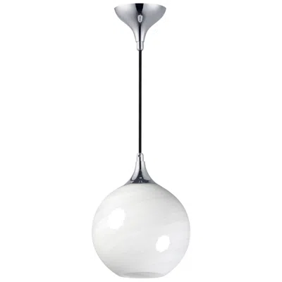 Maxim Neve 9" Wide Polished Chrome Single Pendant