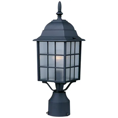 Maxim North Church 1-light Outdoor Pole/post Lantern Black