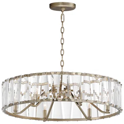 Maxim Odeon 26 3/4"w Golden Silver 6-light Ring Chandelier